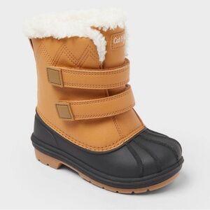 Cat & Jack Tan and Black Kids' Boots